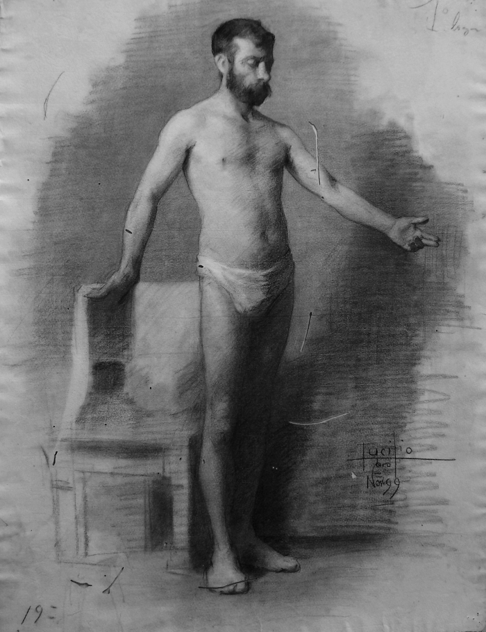 Nu masculino (academia)